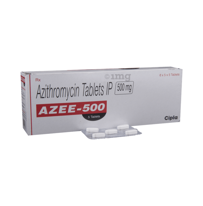 Azee 500 Tablet: View Uses, Side Effects, Price and Substitutes | 1mg
