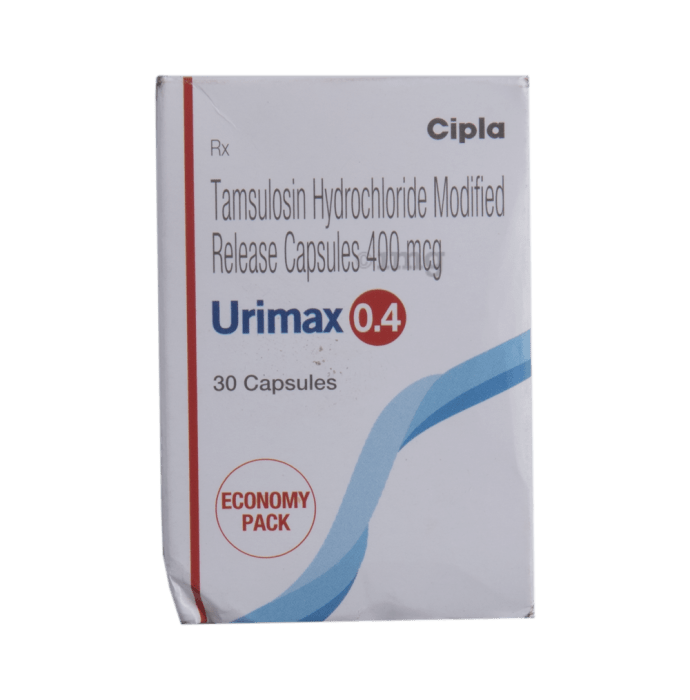 Urimax 0.4 Capsule MR: View Uses, Side Effects, Price and Substitutes | 1mg